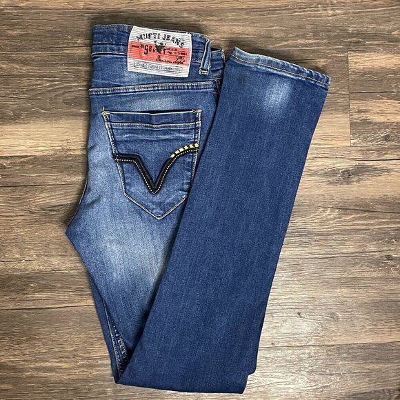 Mufti Embroidered Jeans Women’s Size 32 - Picture 1 of 12